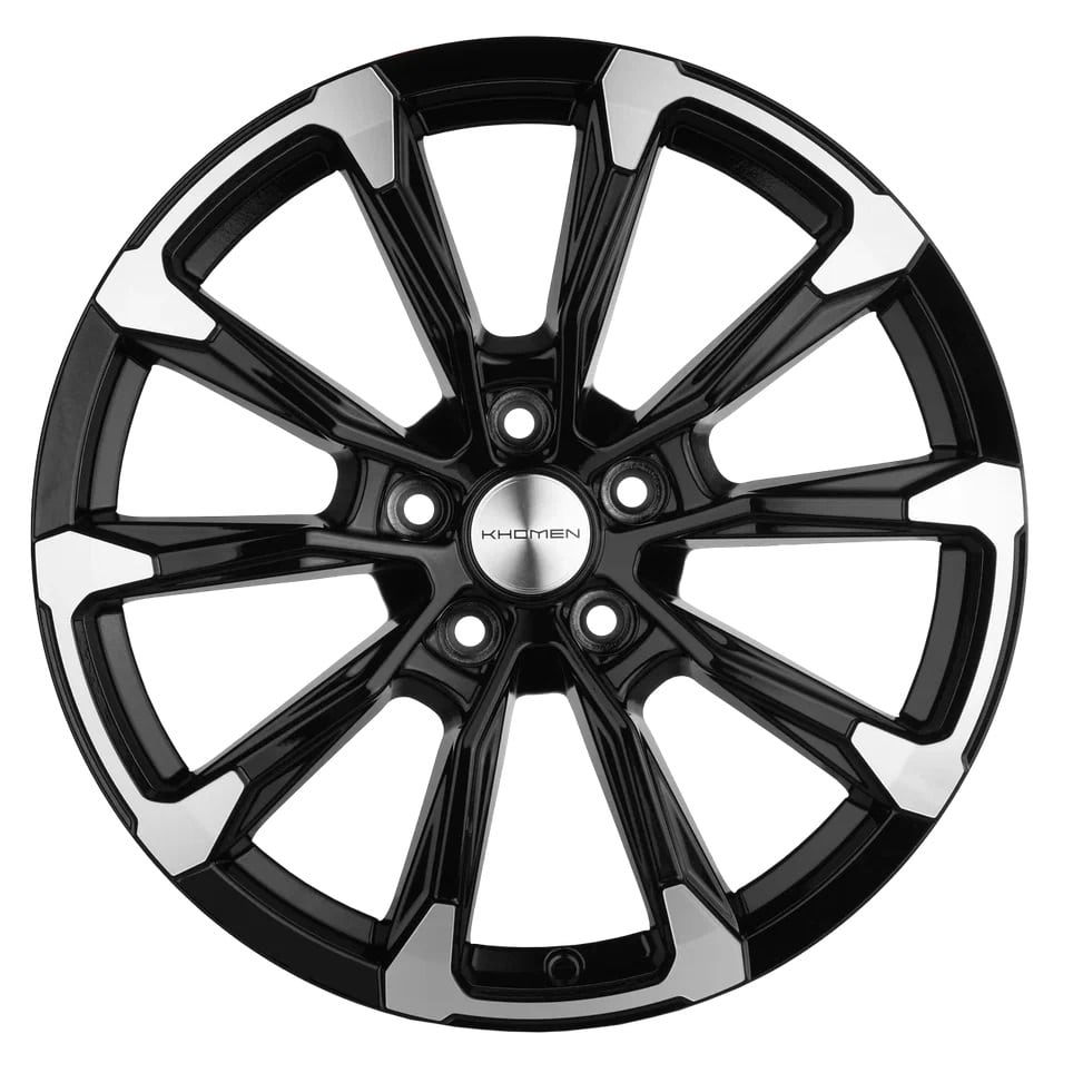 Диск KHW1808 (18_ZV K5/Santafe) 7,5*18 50 5*114,3 67,1 BLACK-FP KHOMEN Wheels KHW103603