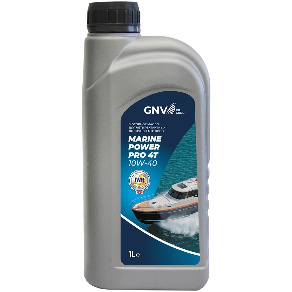 Моторное масло для мототехники GNV Marine Power Pro 4T 10W40 МИНЕР 1 л