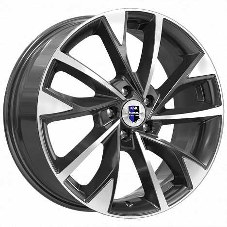 Диск Роквуд 7*17 33 5*108 60,1 алмаз черный К&К (КС900-00) 77056
