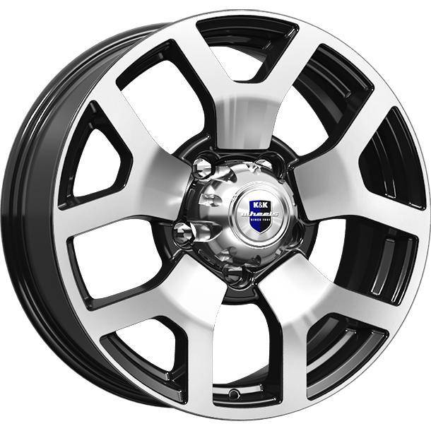 Диск Намиб 7*18 35 5*139,7 108,5 алмаз черный К&К 76296