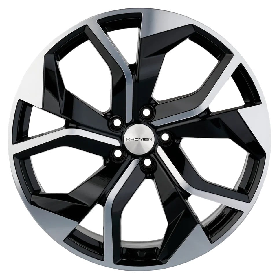 Диск KHW2006 (20_TRG) 8,5*20 33 5*112 66,6 BLACK-FP KHOMEN Wheels KHW200608BLF