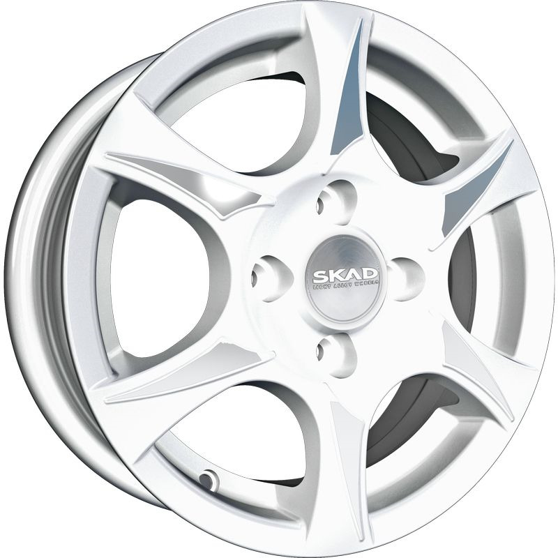 Диск Аэро 5*13 35 4*98 58,6 алмаз-белый СКАД 1650024