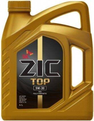 Масло ZIC TOP SAE 5W30 4л C3 VW504/507 MB.229.52