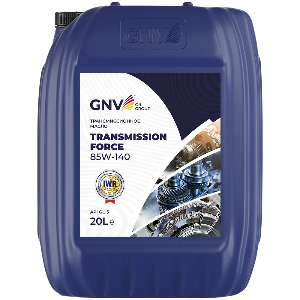 Трансмиссионное масло GNV Transmission Force 85W140 GL-5 20 л