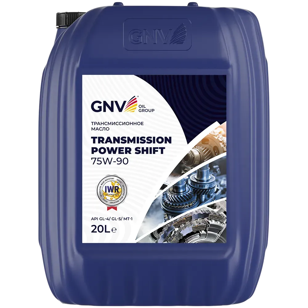 Трансмиссионное масло GNV Transmission Power Shift 75W90 GL-4/5 20 л