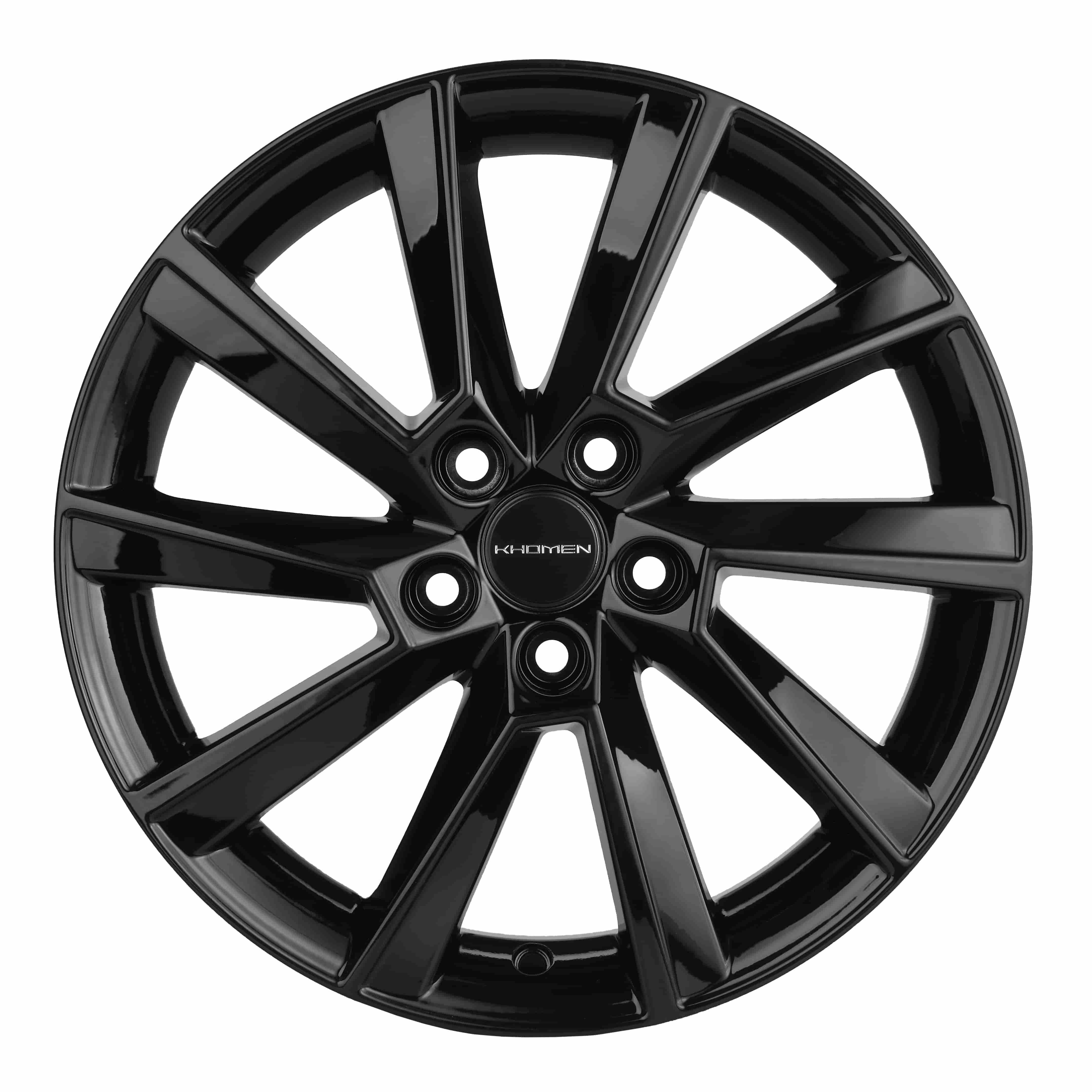Диск KHW1604 (ZV 16_Yaris) 6*16 45 5*100 54,1 BLACK KHOMEN Wheels KHW103880