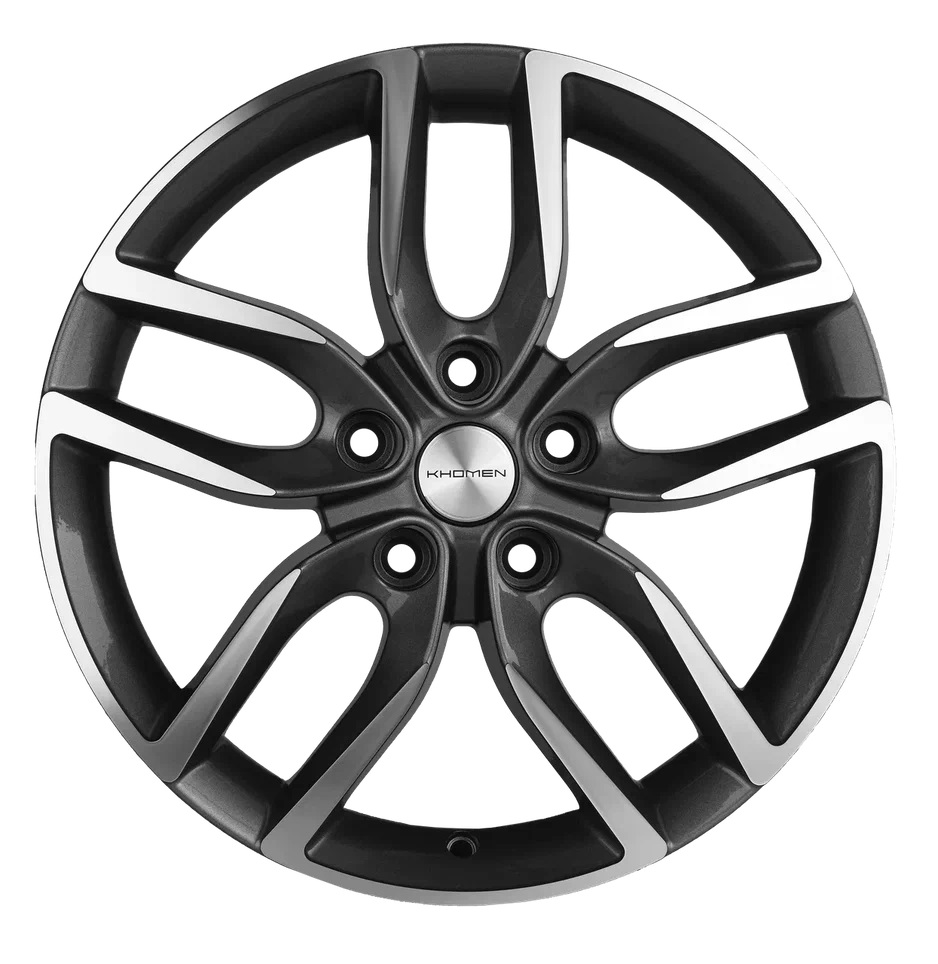 Диск KHW1708 (ZV 17_Toyota C-HR) 6,5*17 45 5*114,3 60,1 GRAY-FP KHOMEN Wheels KHW105935