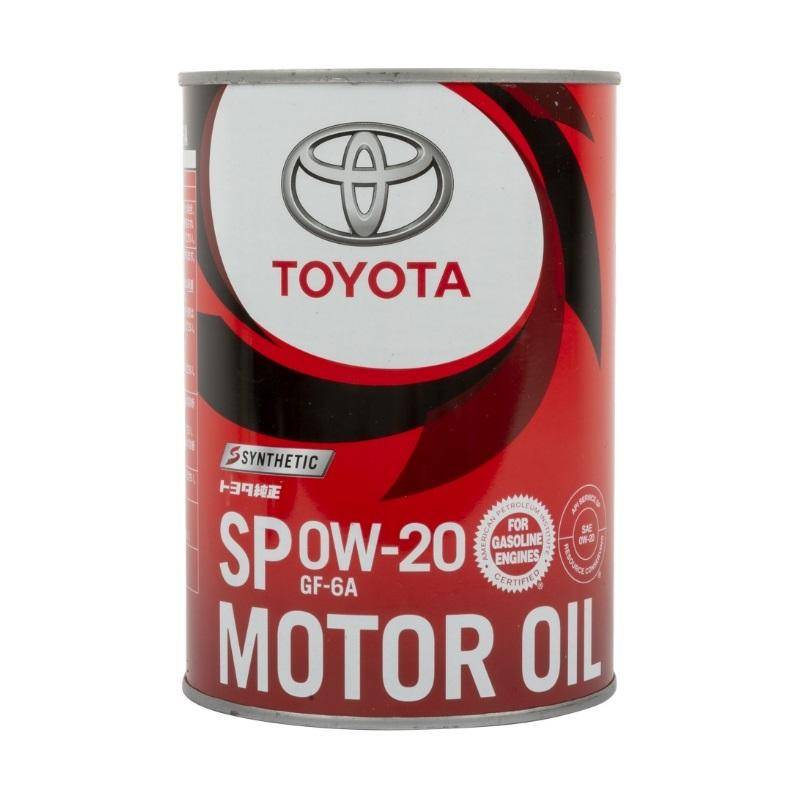 Масло TOYOTA Motor Oil SP GF-6A 0W20 1л.