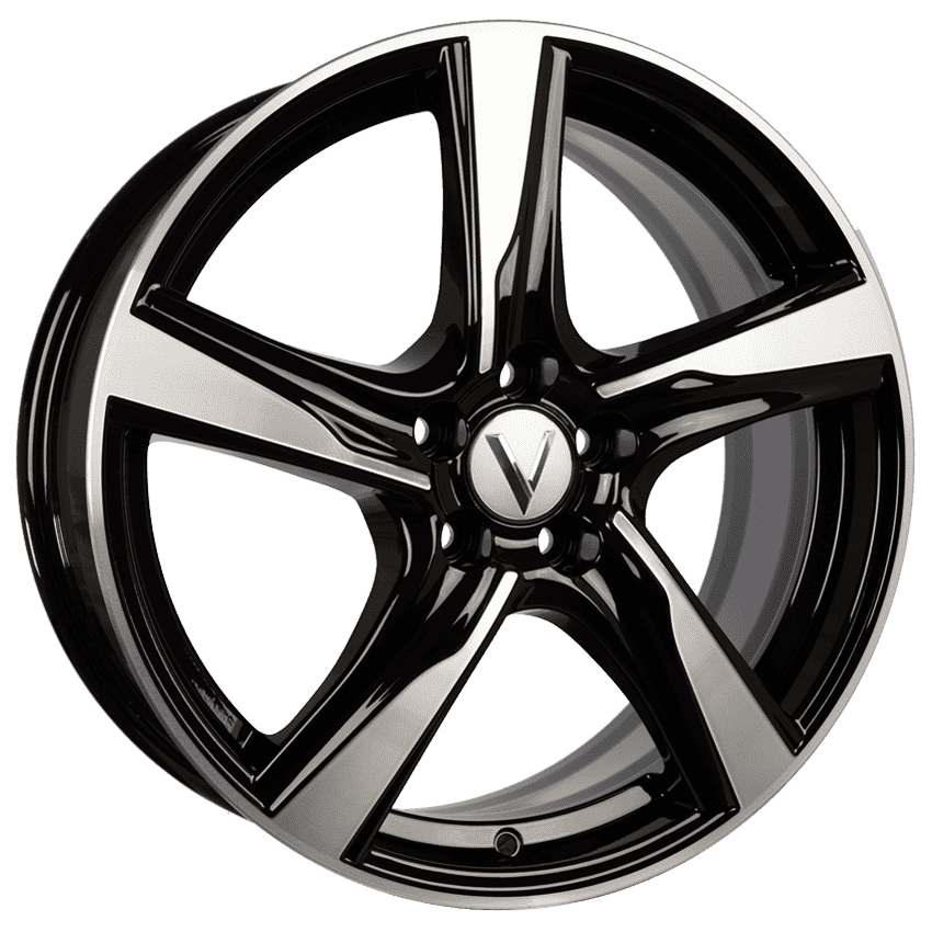 Диск B201 7*17 45 5*114,3 67,1 алмаз черный Vector 20111AB