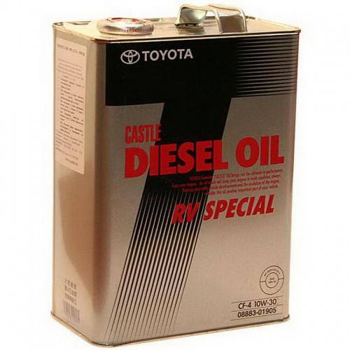 Масло TOYOTA Diesel (Castle) CF 4 SAE 10W30 4л дизель