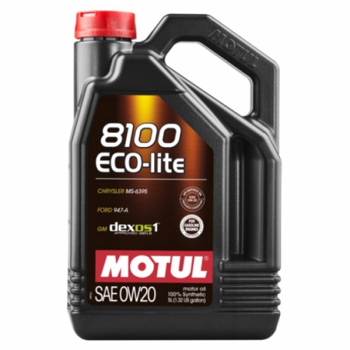 Масло Motul 8100 Eco-Lite SAE 0W20 5л 