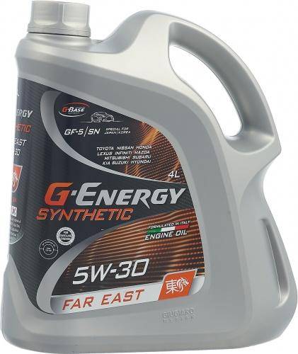 Масло G-Energy Synthetic Far East 5W-30, 4л/3.394кг