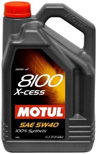 Масло Motul 8100 X-cess SAE 5W40 5л