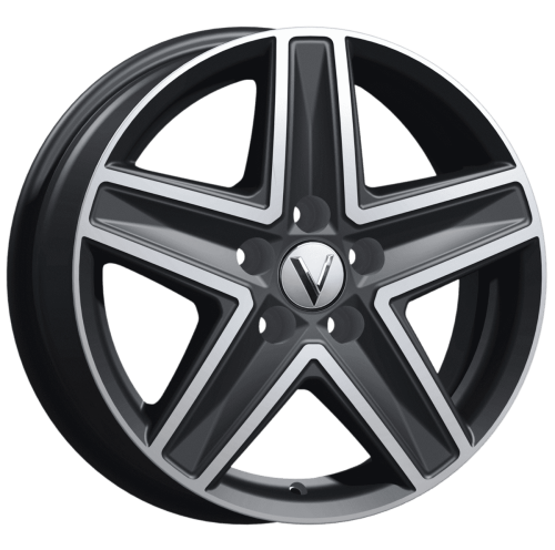 Диск B237 6,5*16 42 5*108 65,1 алмаз черный Vector 23700AB