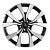 Диск KHW1906 (EXEED VX/TXL/LX) 7*19 36 5*108 65,1 BLACK-FP KHOMEN Wheels KHW190601BLF