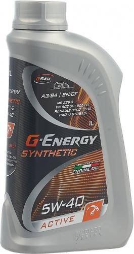 Масло G-Energy Synthetic Active 5W-40, 1л/0,855кг
