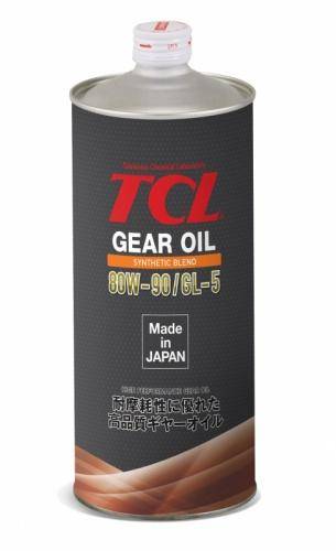 Масло трансмиссионное TCL Gear 80W-90, Synth Blend, LSD, GL-5, 1л