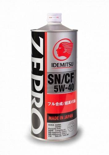 Масло Idemitsu Zepro Euro Spec SN/CF 5W-40, 1л.